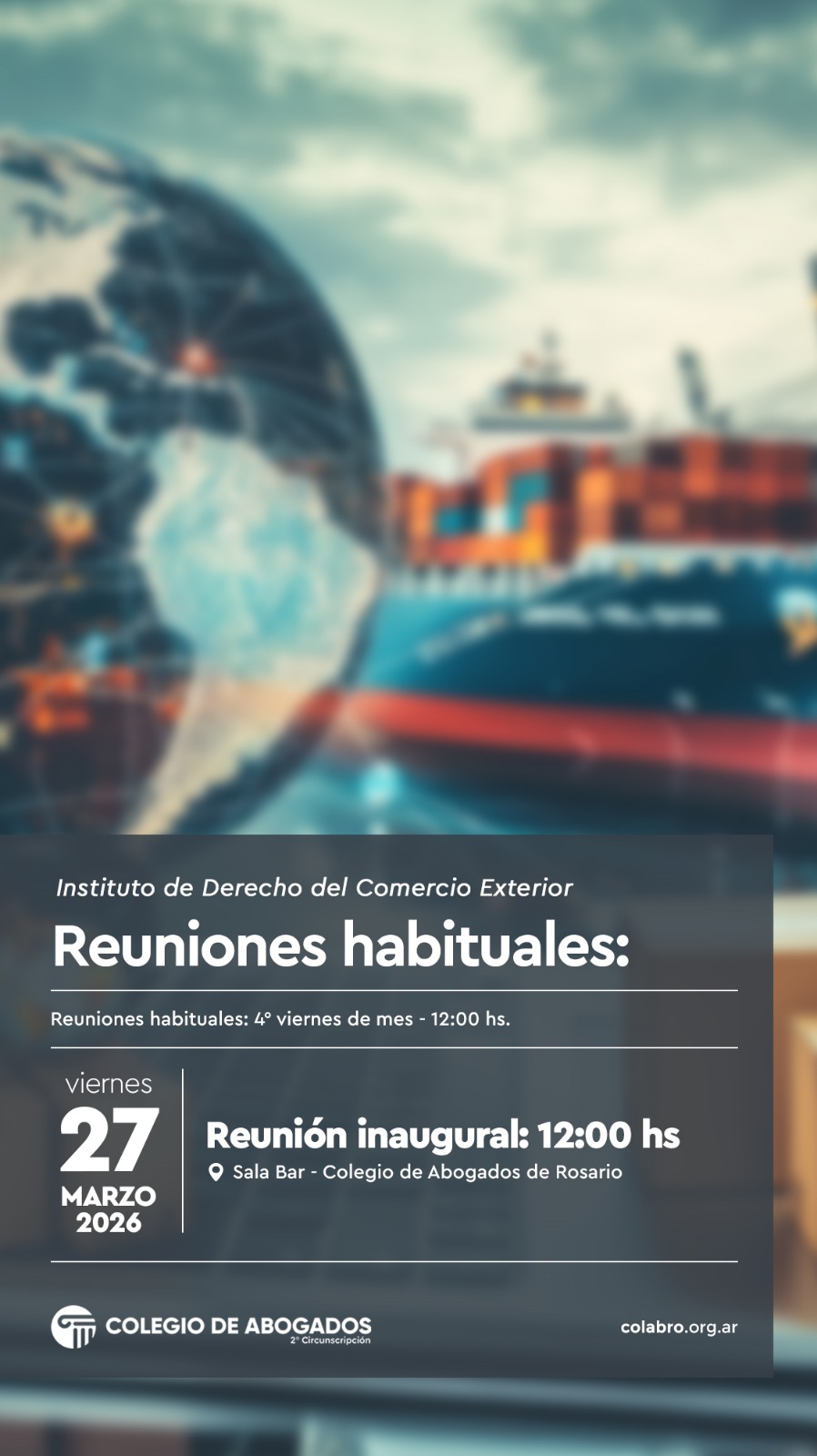 Comienzo de Actividades Instituto de Derecho del Comercio Exterior